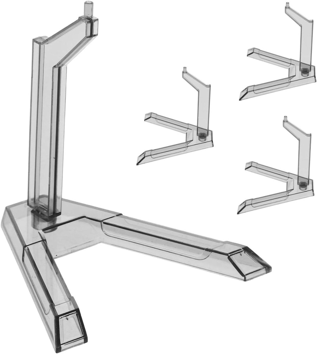 Displaystandaard Actiefiguren - Figuur Houder - Verzamelingen Tonen - Stabiele Basis - 9 x 8.5 x 8.5 cm - Zwart