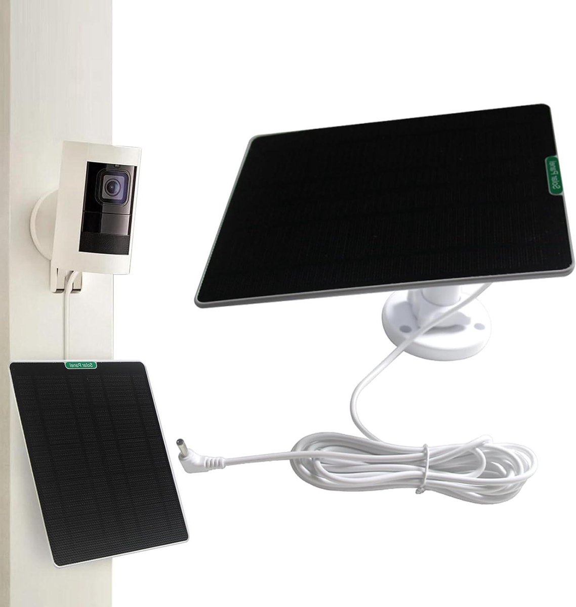 Draagbaar Zonnepaneel - Zonneoplader Accu - Energievoorziening Buiten - Slim Energiebeheer - 50W - Wit