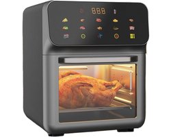 Airfryer Combi-oven - Heteluchtoven Friteuse - Koken en Bakken - Intelligente Dual-Zone - 15 Liter - Zwart