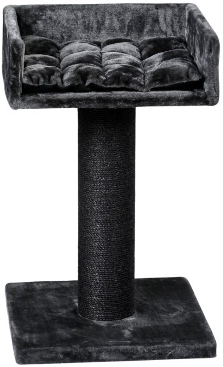 RHRQuality Krabpaal - Ragdoll Lounge – 80 cm Hoog – Met Extra Dikke 15cm Sisalpalen – Blackline Donkergrijs