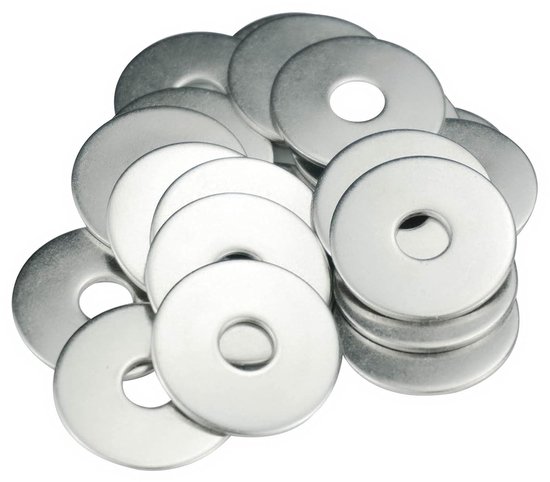 Rondelles métalliques, rondelles plates MeHurr 20 pièces, rondelles en acier inoxydable 304, rondelles pour vis et écrous, M6