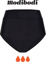 Modibodi Bas de Maillot de Bain Menstruelle Taille Haute Super Absorption Noir 38