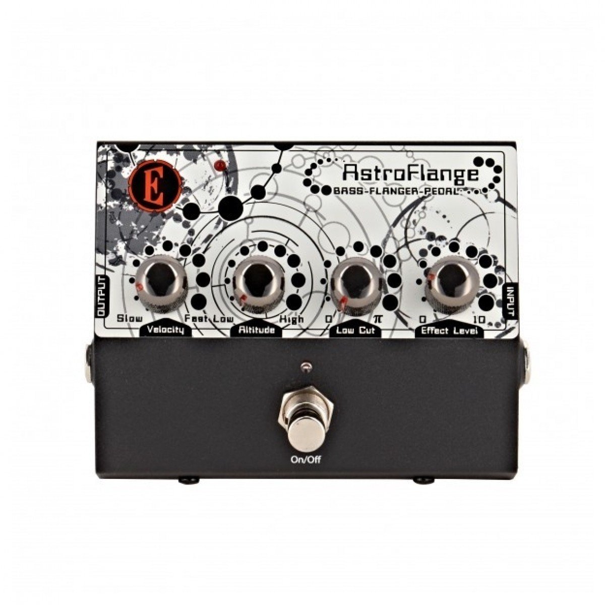 Eden Astroflange Flanger Baspedaal, met Voeding