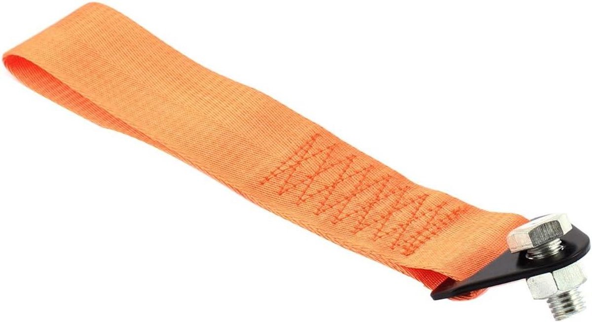 Trekband Set - Sleepriem Auto - Voertuigen Slepen - Hoge Treksterkte - 24 x 5 cm - Oranje