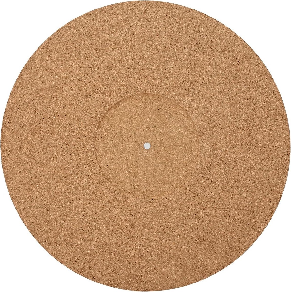 Cork Slipmat voor draaitafels, 12 inch antistatische platen, 295mm diameter, 3mm dikte, slipvrije ondergrond voor optimale geluidskwaliteit