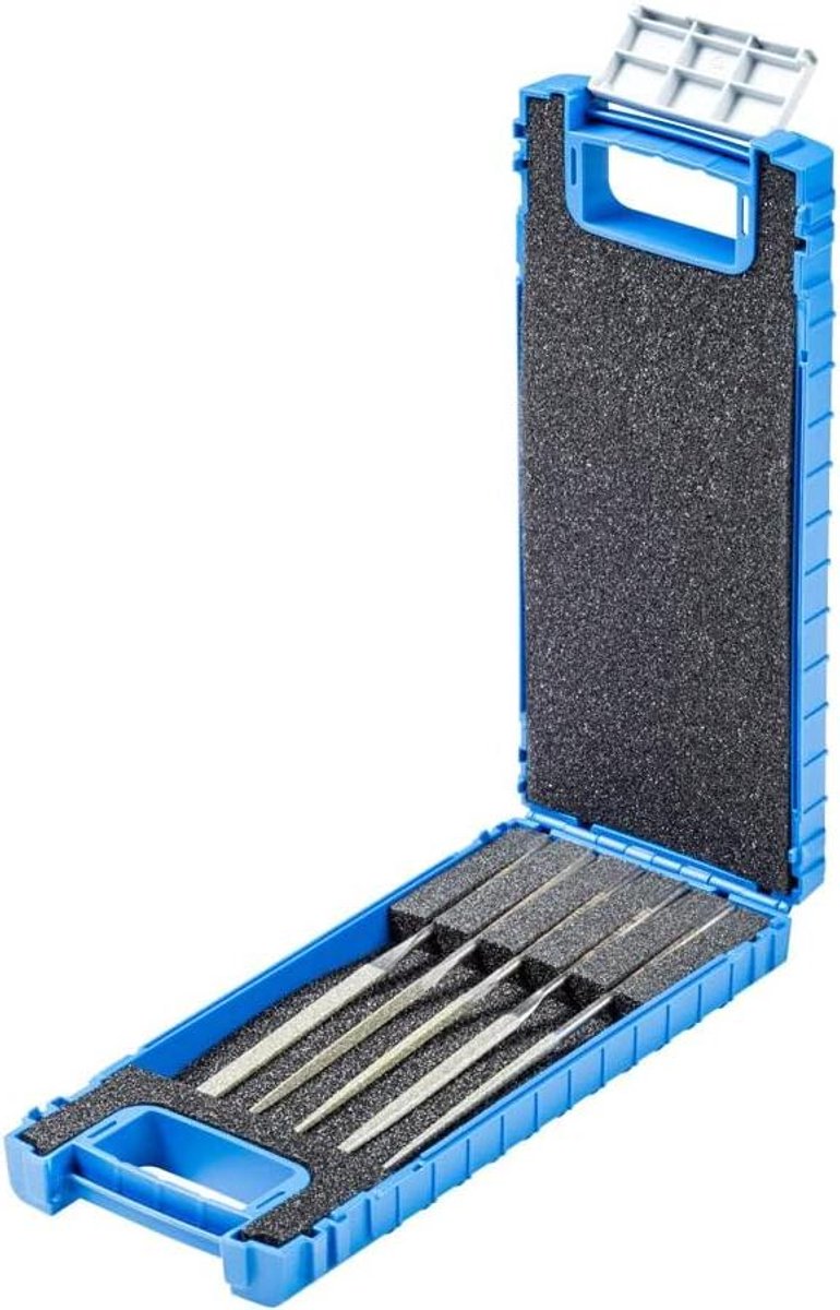 Diamantnaaldvijlset 5-delig - Metaalvijlen set - Metaal Bewerken - Universeel gebruik - 140 mm - Grijs