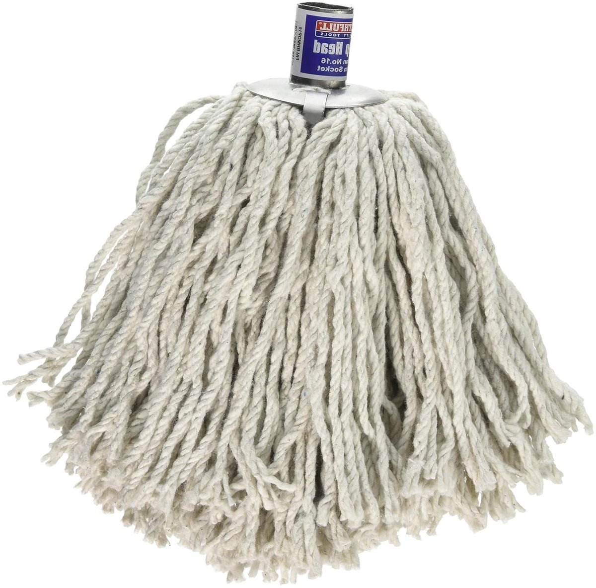 Katoenen Dweilkop - Socket Mop - Vloeren Reinigen - Heavy Duty - No. 16 - Bunt