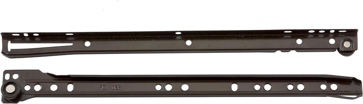 Ladenrails - Ladegeleiders - Kast organiseren - Stabiele constructie - 30 cm - Bruin