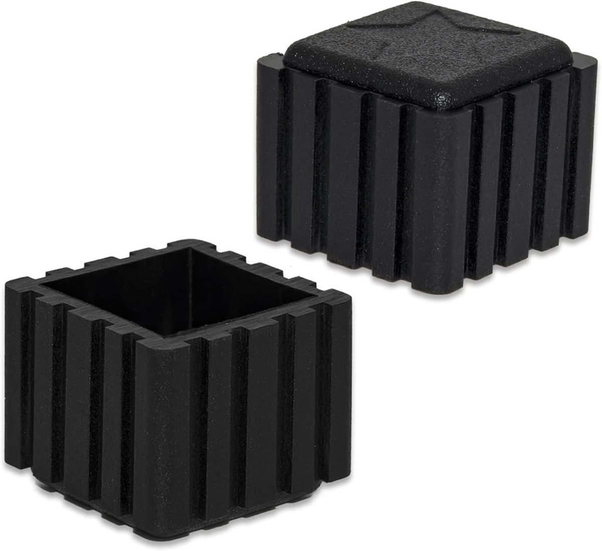 Meubelpoten doppen - Vloerbeschermers - Meubels beschermen - Antislip rubber - 4 stuks 20mm - Zwart