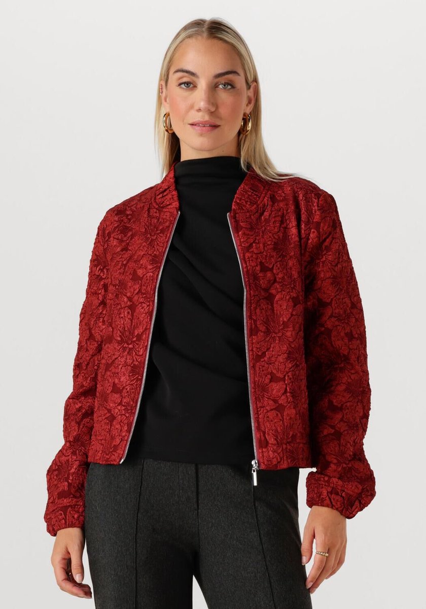 Jansen Amsterdam Josien Jasje J 275 Jassen Dames - Winterjas - Bordeaux - Maat 44