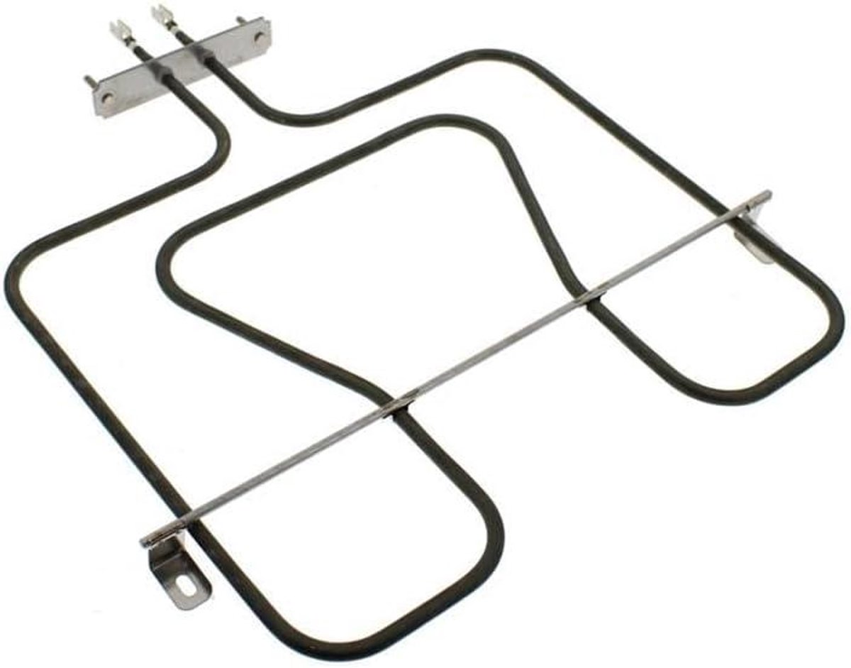 Grillelement Oven Ovenverwarmingselement Oven Reparatie Gelijkmatige Warmte 25 x 25 x 3 cm Zilver