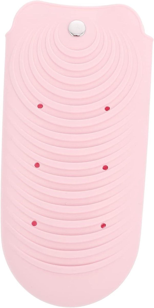 Siliconen Opbergtas - Hittebestendige Pouch - Haarstylers Beschermen - Antislip Ontwerp - 20 x 10 x 1 cm - Roze