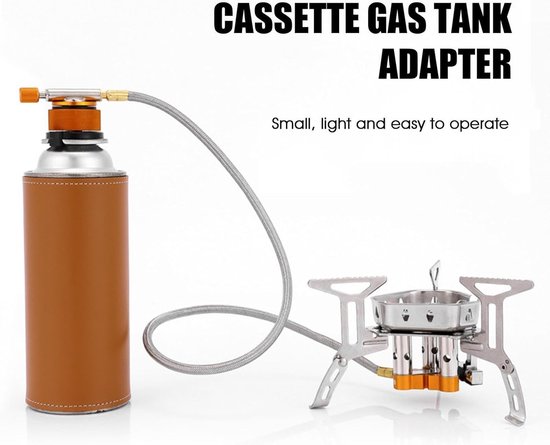 Gaspatronen-adapter voor campingkooktoestel, gaspatronen-adapter, bajonet, gaspatronen-adapter, schroefventiel, gasadapter, conversie-kopadapter voor butaan, jerrycan, schroef, gaspatroon — afbeelding 4