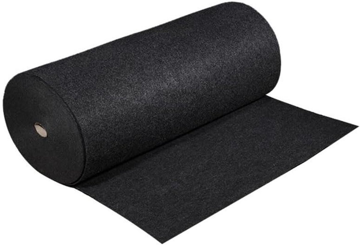 Luidsprekerdoek - Speaker stof - Luidsprekers afwerken - Absorberend polyester - 1 x 05 m - Zwart