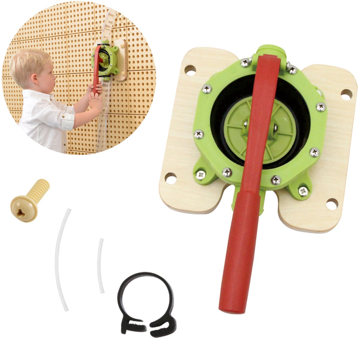 ROLLY TOYS Rode Zand Kruiwagen voor Bouw + Handschoenen