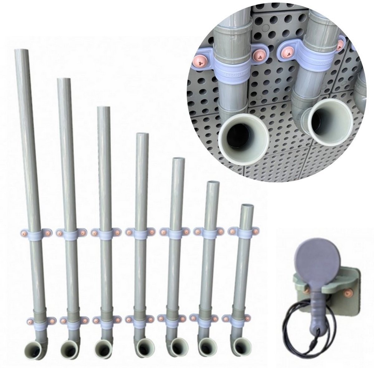 Masterkidz Thongophone pijporgel muziekinstrument stemaccessoires - UNI