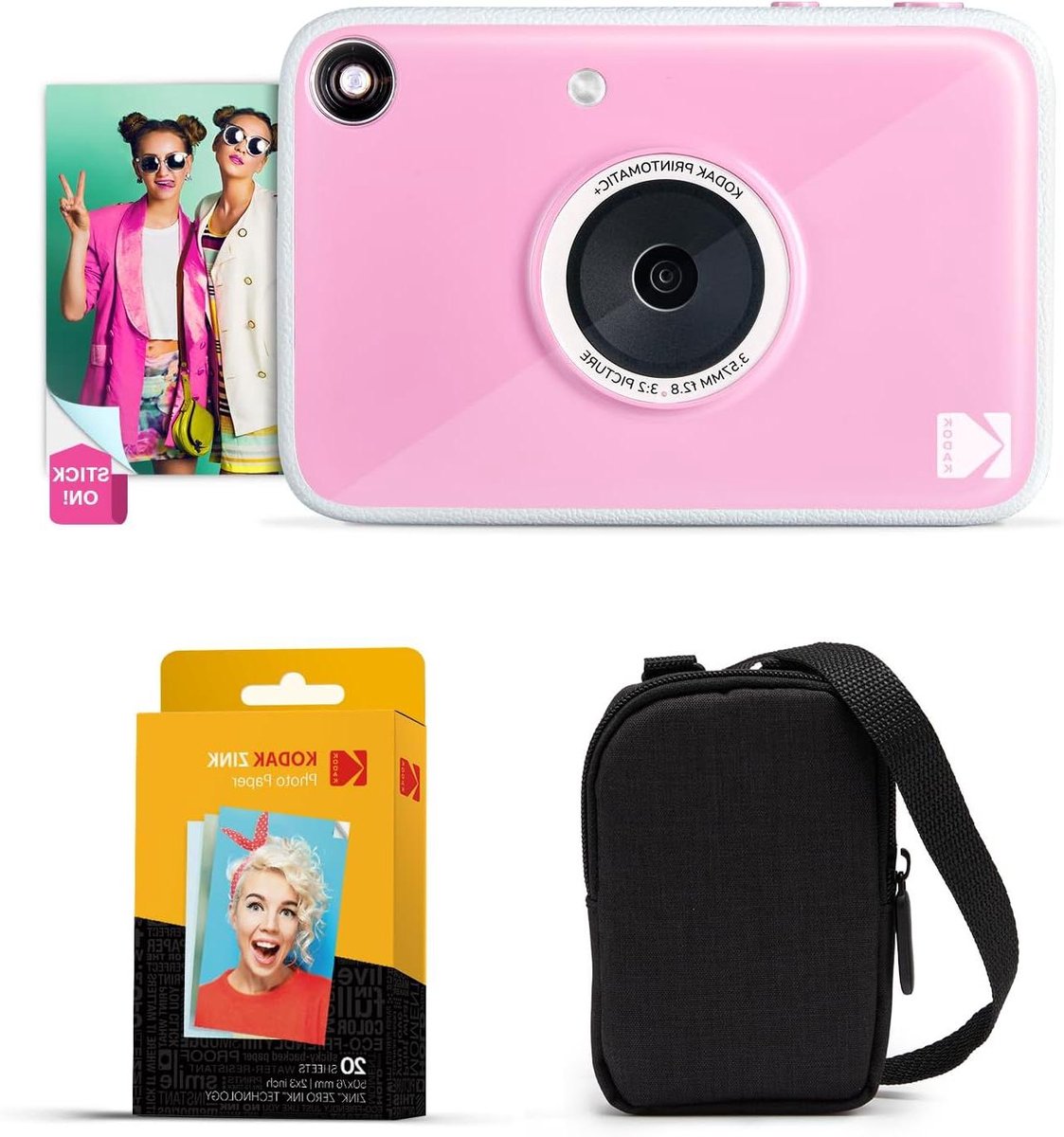 Instant Camera - Digitale Printer - Foto's Printen - Inktvrije Prints - 10 MP - Roze