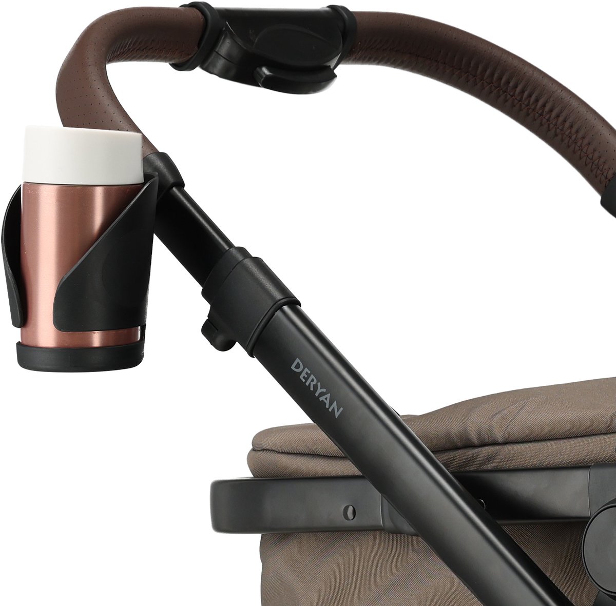 Deryan Noa 3-in-1 Kinderwagen Hazel: reiswieg, wandelwagen thumbnail 5