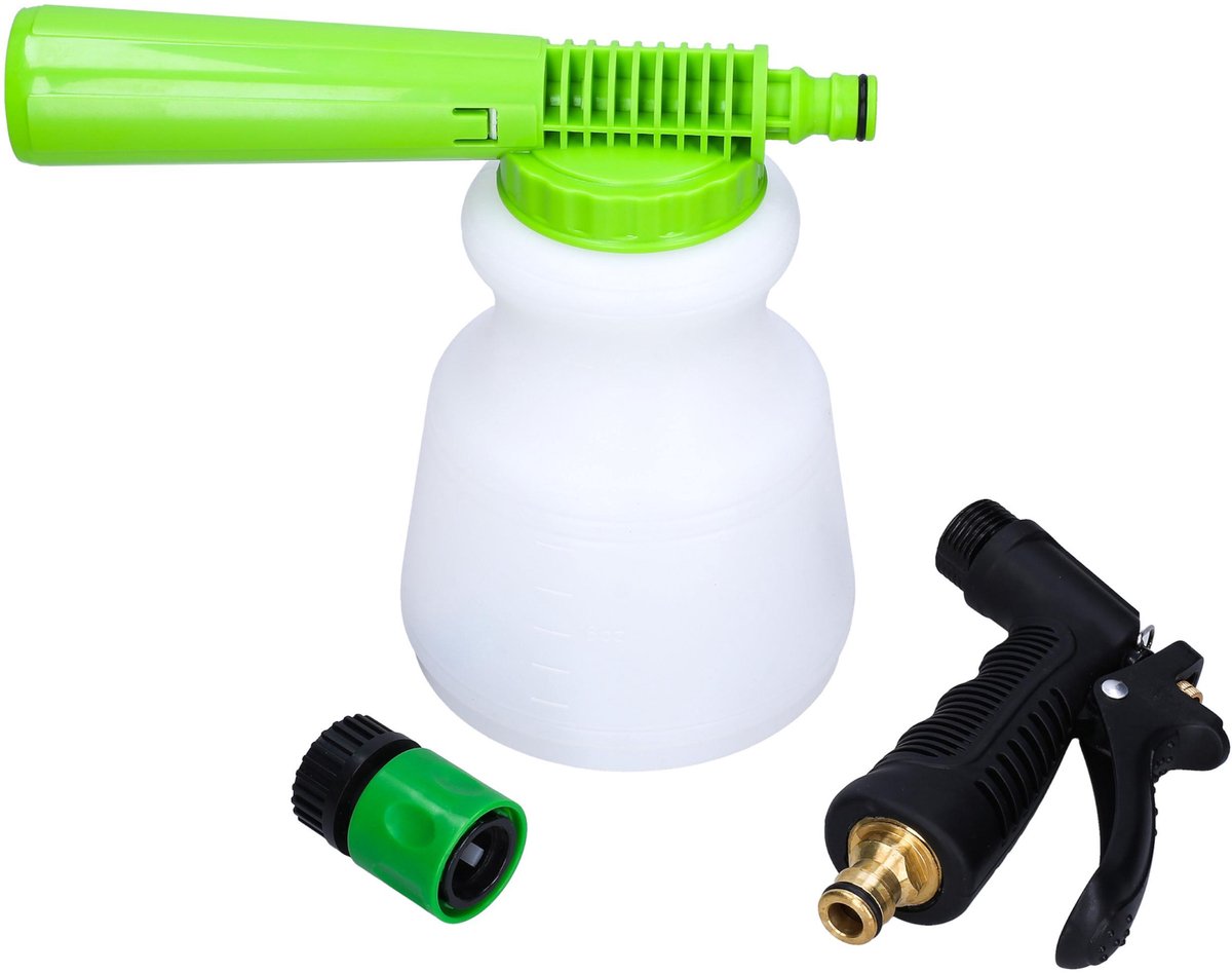 Sillar Schuimpistool voor Hogedrukreiniger – Sneeuwschuimlans –Universele Aansluiting - 900 ml Reservoir - Reinigingspistool - voor Auto, Motor en Tuin