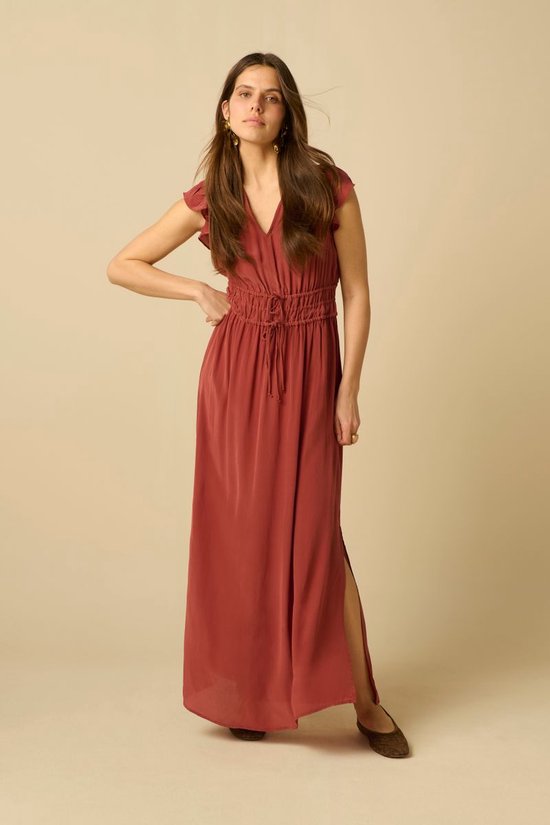 Donkerrode Maxi Jurk