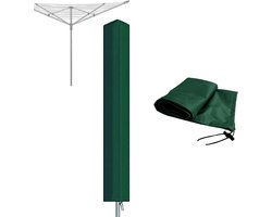 Draaibare hoes Geschikt voor wasrek, 165 cm, gemaakt van hoogwaardig, waterdicht 600D-materiaal, UV-bestendig en milieuvriendelijk.
