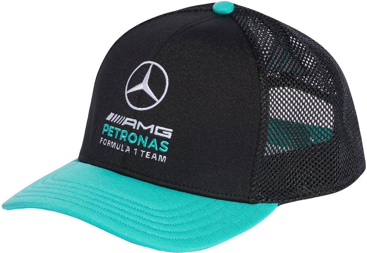 Adidas Performance Mercedes-Amg Petronas Formula 1 Team Dna Flatbrim Pet Unisex Zwart