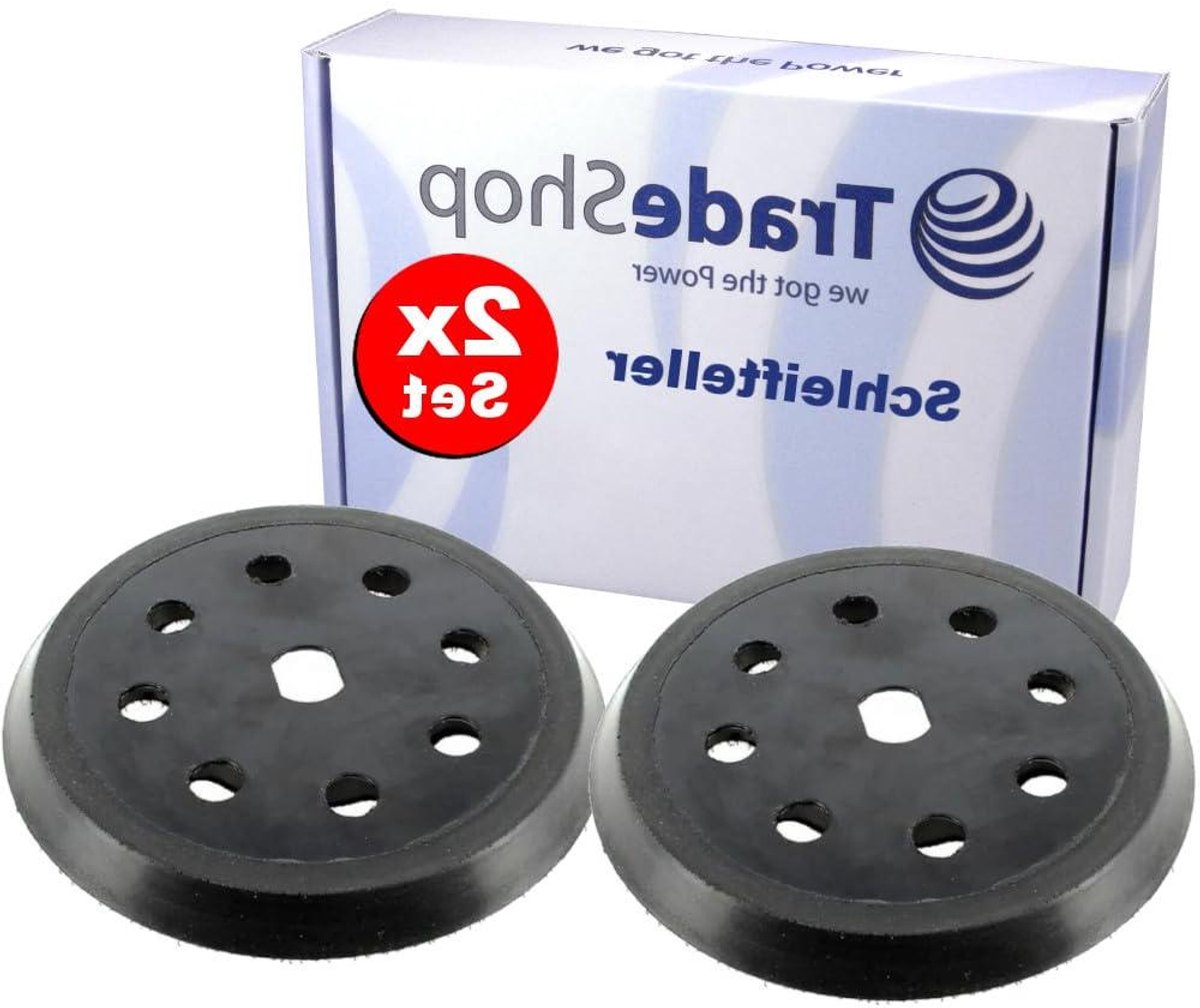 Schuurschijven - Polijstschijven steunschijven - Oppervlakken gladmaken - Met klittenband - 125 mm - Zwart