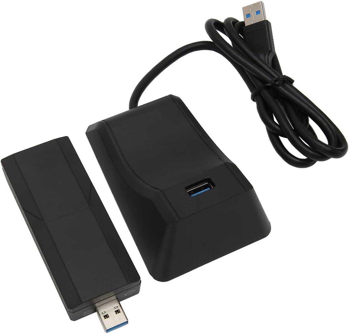 Draadloze USB Adapter - Wifi Dongle - Netwerk Uitbreiding - Dual Band AC1900 - USB 3.0 - Zwart