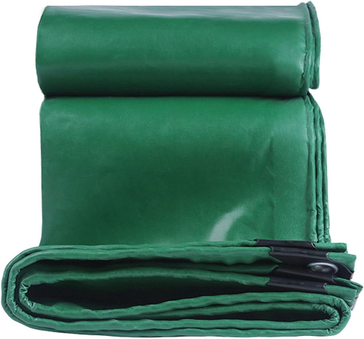 Heavy Duty Dekzeil - Waterdicht Zeildoek - Buiten Beschermen - Versterkt PVC Canvas - 5x5 m - Groen