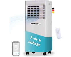 Mobiele Airco - Verkoeler Ventilator - Ruimte Koelen - 4-in-1 Functionaliteit - 7000 BTU - Wit