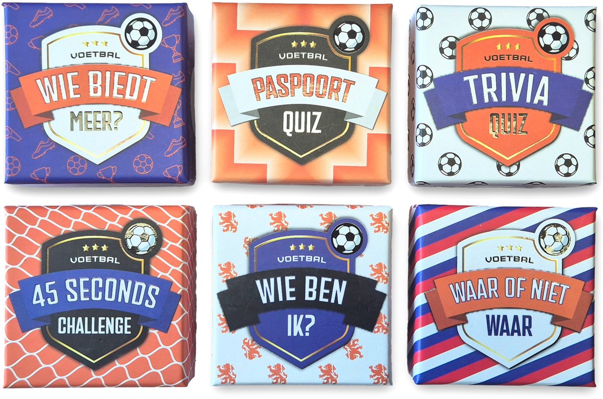 Fun mini games voetbal - set van 6 games