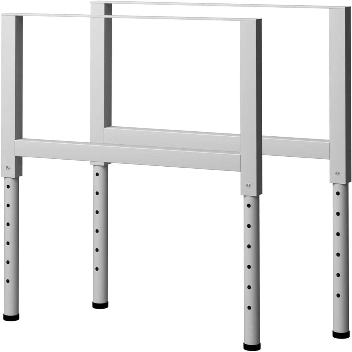 Verstelbare Werkbankframes - Set van 2 Stuks - Metalen Onderstel - In Hoogte Aanpasbaar
