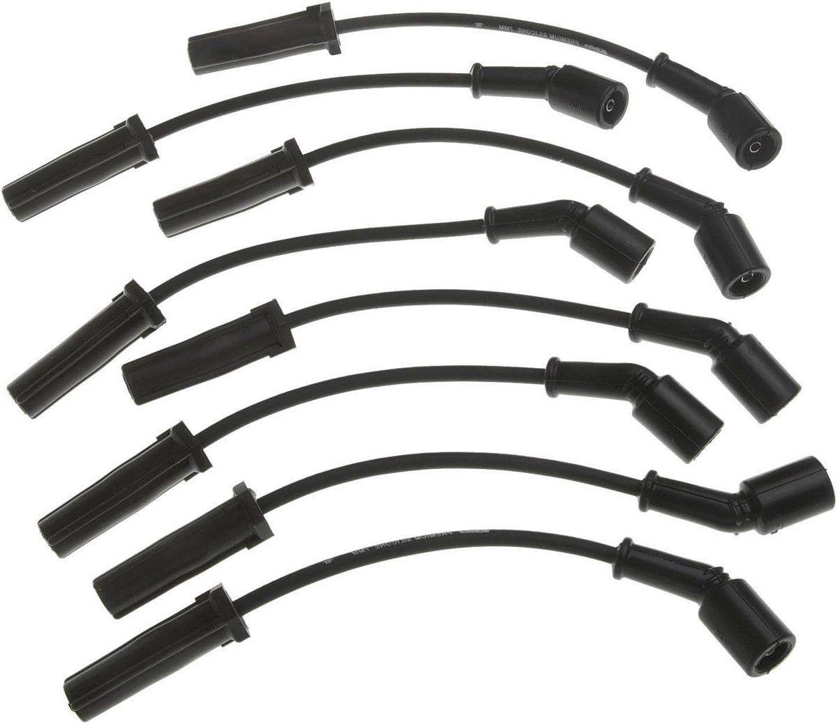 Bougie Draad Set - Ontstekingskabels - Motor Onderhoud - Maximale Vonklevering - 97 x 254 cm - Zwart