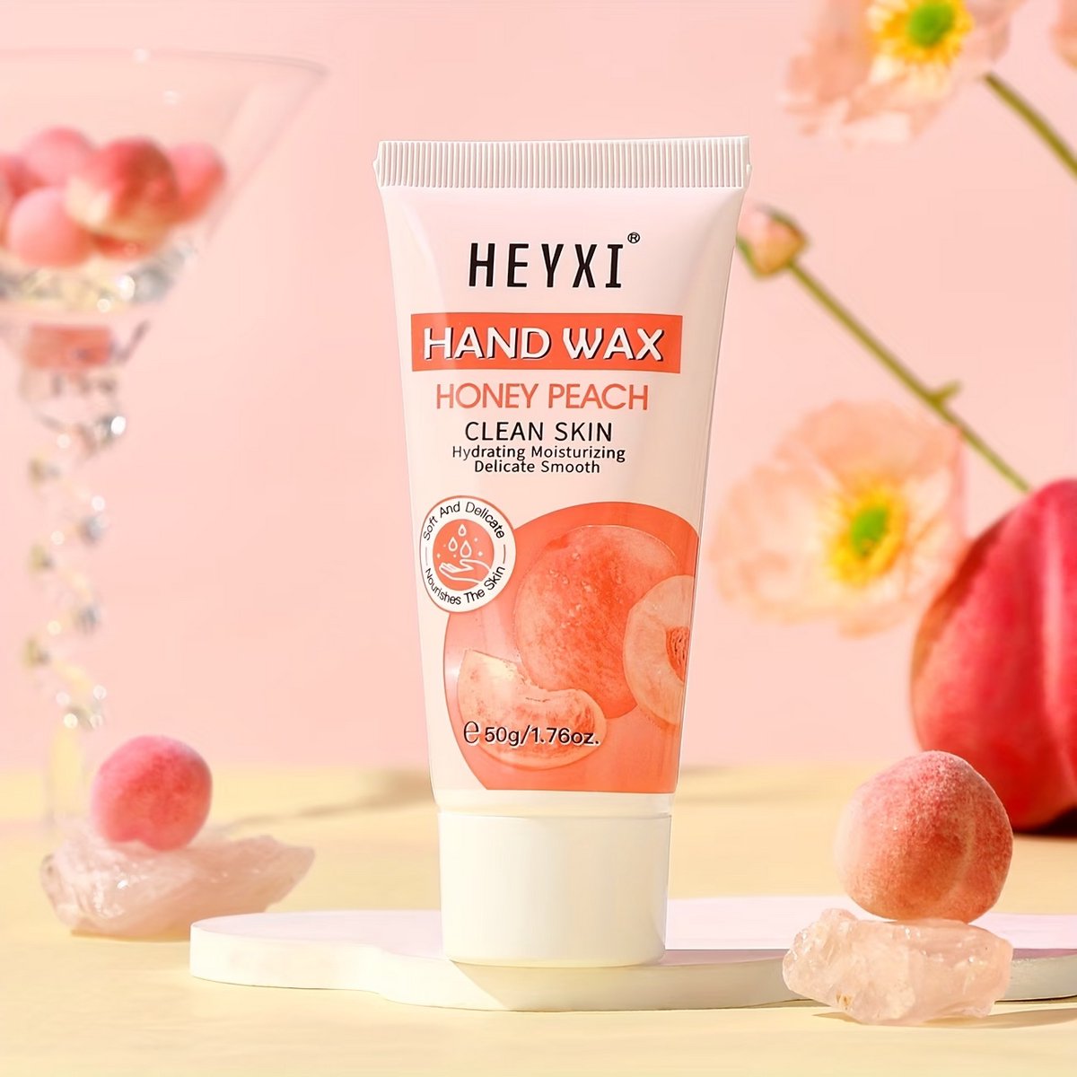 Honing Perzik Handmasker Peeling Wax – Exfoliërend en Hydraterend Handmasker