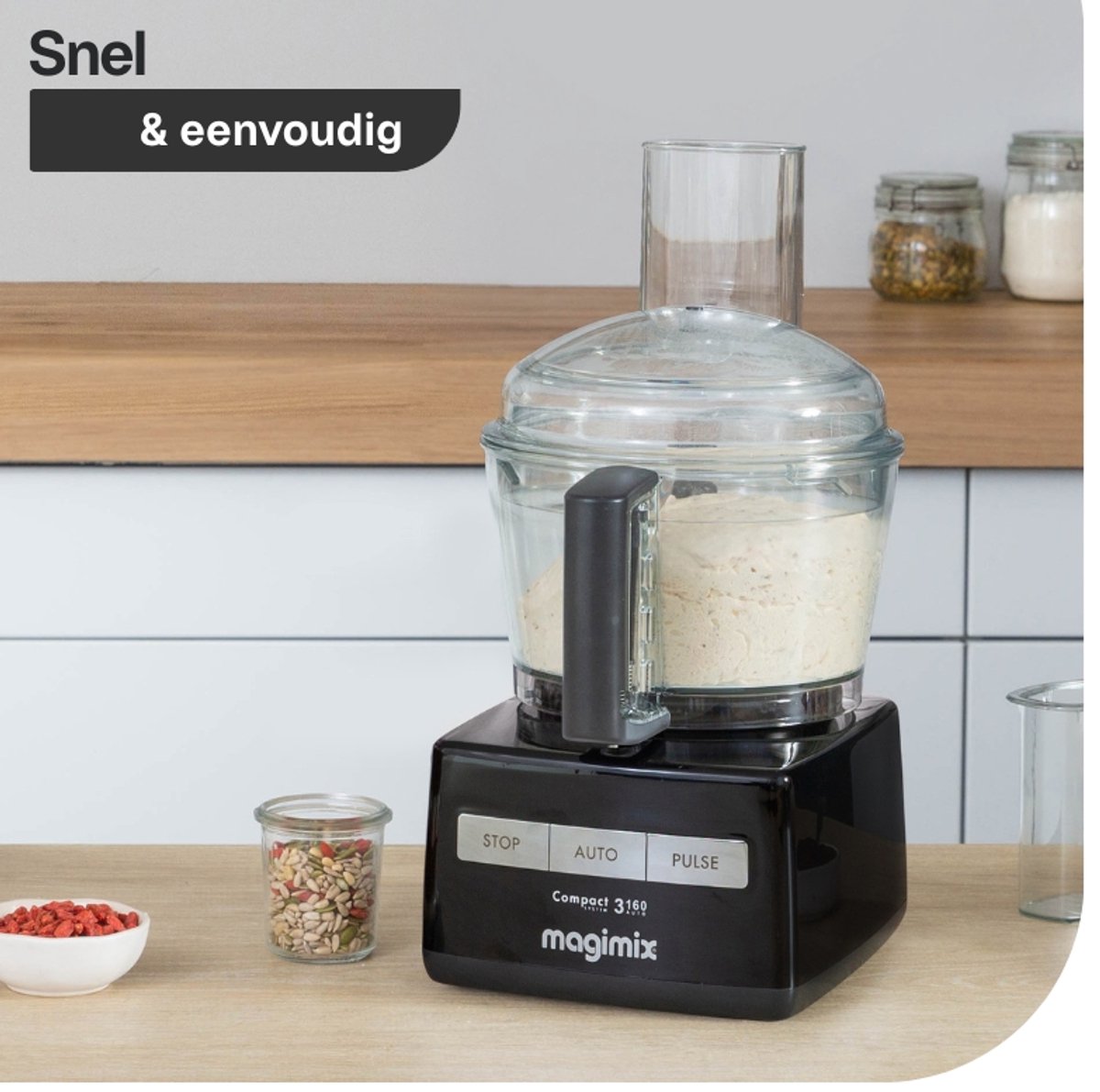 Magimix CS 3160 - Foodprocessor - Keukenmachine - Zwart thumbnail 5