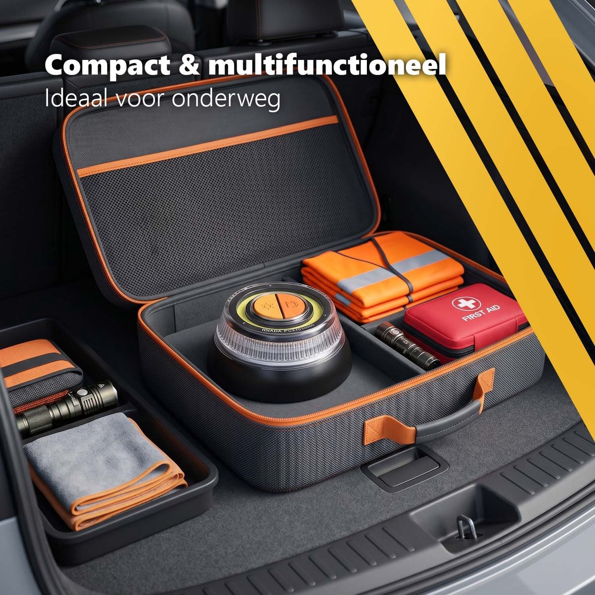 PROKING V16 alarmlicht Spanje – Magnetisch LED zwaailicht – Verplicht vanaf 2026 – Gevarendriehoek vervanger – Noodlamp auto – foto 6