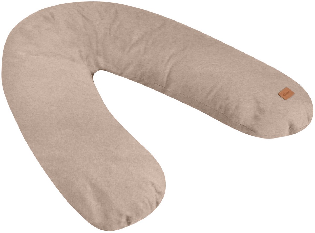 Béaba Big Flopsy Losse Hoes – Reservehoes voor Zwangerschapskussen – Katoenen Jersey – Oeko-Tex – Gemêleerd Klei (Heather Clay)