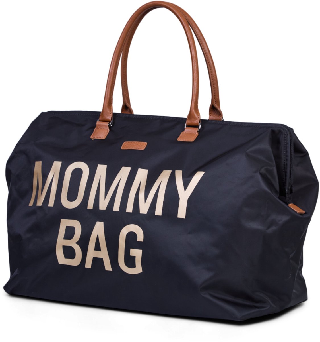 Bol.com Childhome - Mommy Bag ® - Verzorgingstas - Zwart - Goud - Multifunctioneel - Grote Capaciteit - Inclusief Accessoires aanbieding