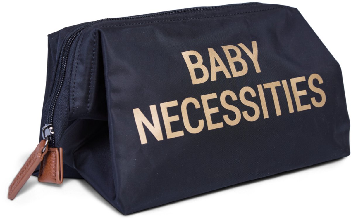 Childhome Baby Necessities - Toilettas - Waterafstotend - Ruim - Zwart Goud