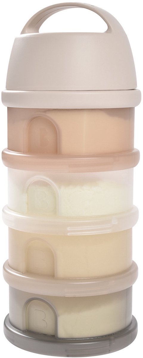 Béaba Melktoren - Baby Melkpoeder Doseerdoosjes - 4 Laagse Melkpoeder Toren - Babyvoeding Bewaarbakjes - BPA Vrije Poedertoren - Clay van Beaba — afbeelding 3