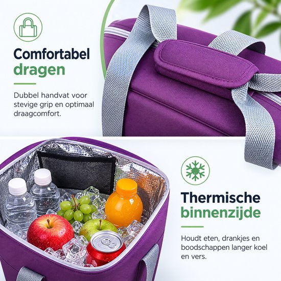 Playmarket Koeltas - 22,3 Liter - Dieppaars van Playmarket — afbeelding 2