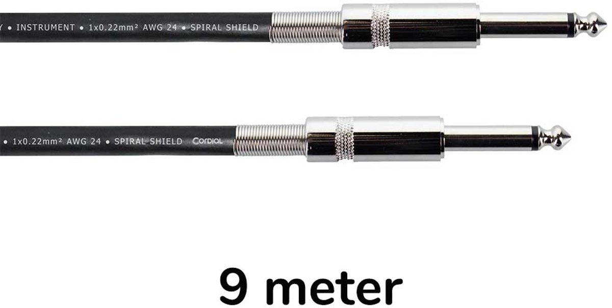 Cordial EL PP Elements Instrumentkabel Mono Jack Recht Zwart