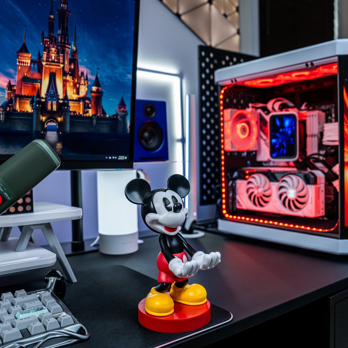 Mickey Mouse - Disney - figurine standaard voor telefoon | controller | oplaadcase (Cable Guys Original) — afbeelding 13