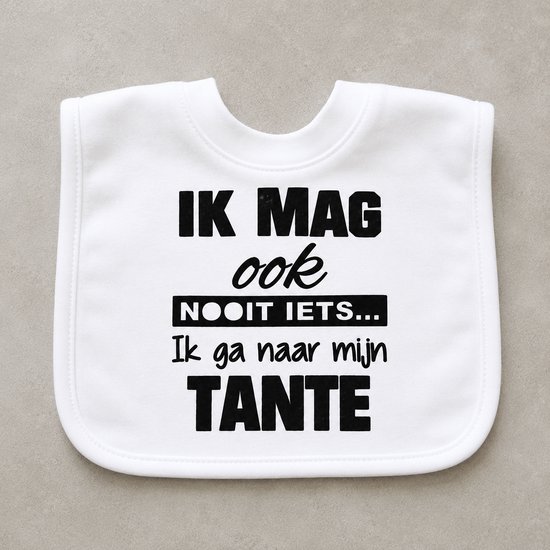 Baby slabbetje cadeau tekst tante worden hoera zwangerschap bekendmaking aankondiging voor de liefste aanstaande geboorte gaat worden jullie worden zwangerschapsaankondiging van Familiehuis. — afbeelding 2