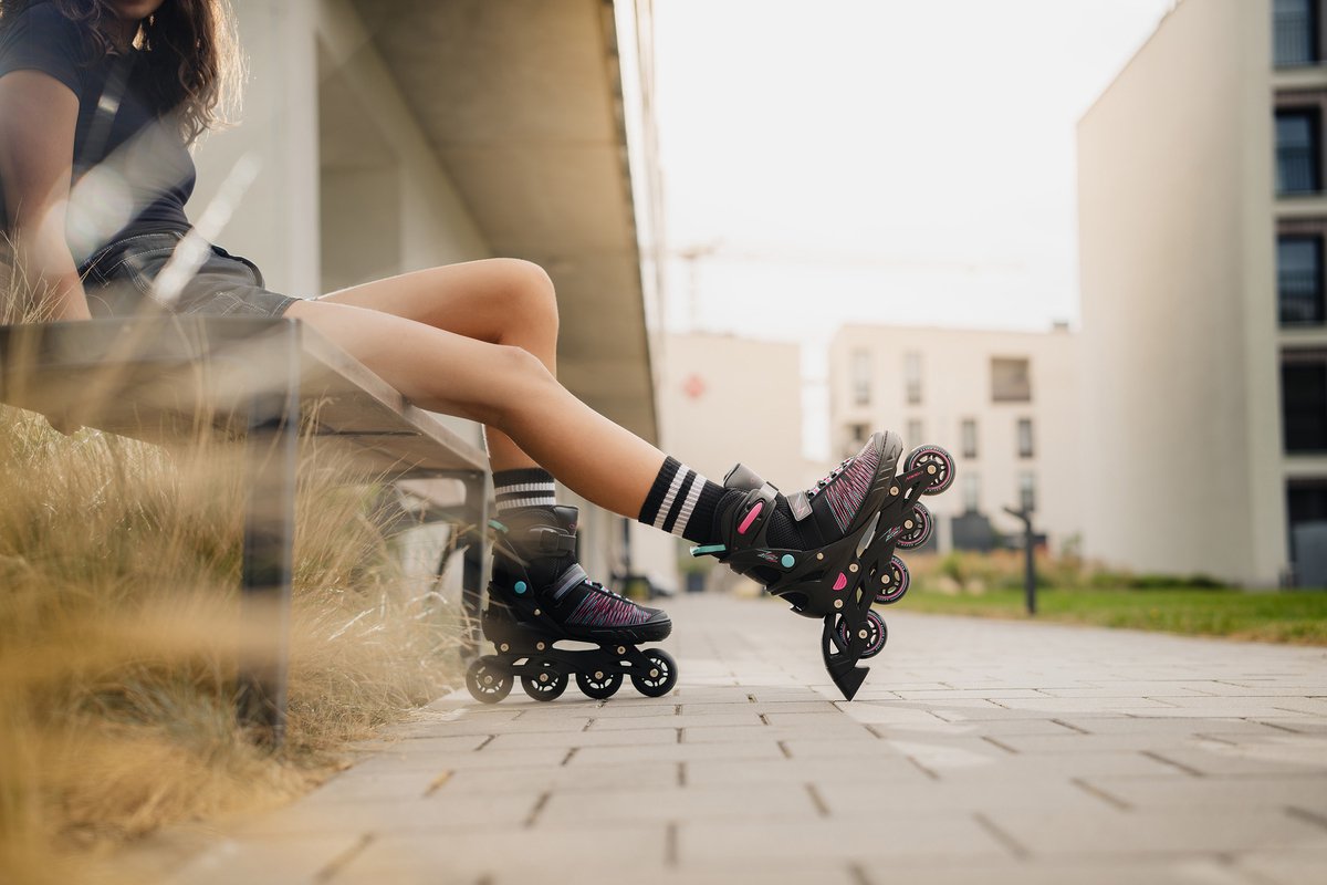 RAVEN Allure 3-in-1 inline skates/rolschaatsen Zwart