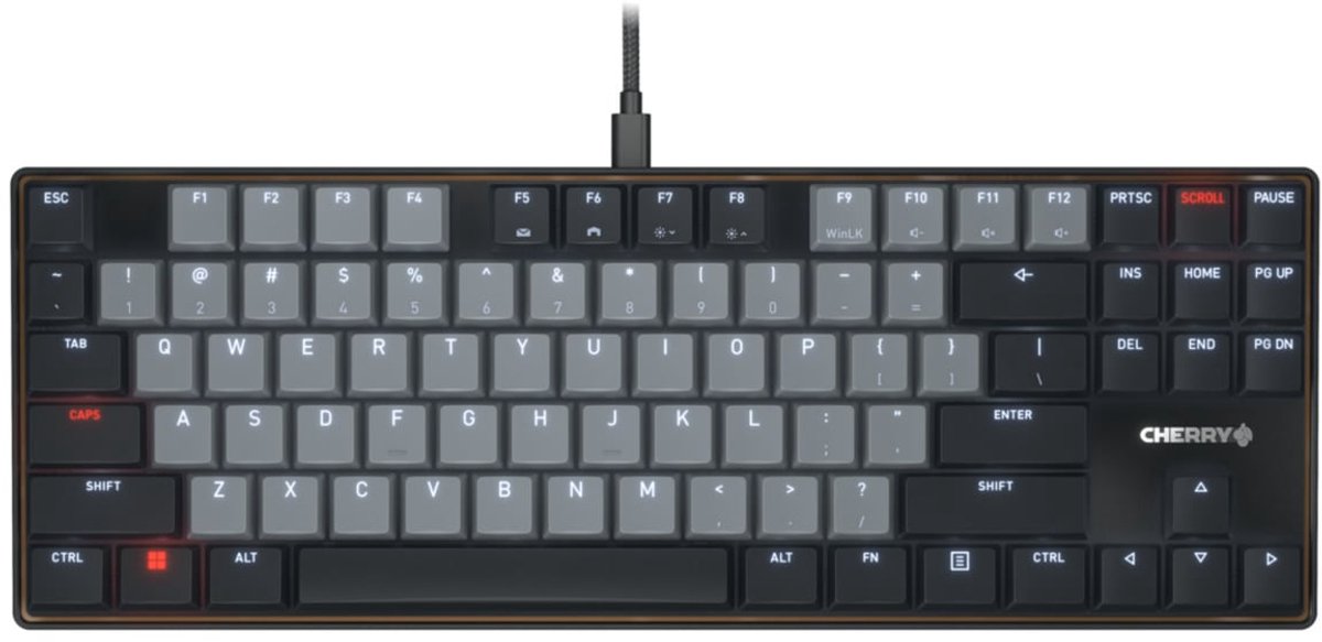 Cherry Mechanisch Toetsenbord KC 500 MX LP TKL, Bedraad, MX LP, Zwart
