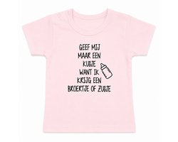 Shirt Aankondiging zwangerschap kusje broertje zusje Ik word grote zus | korte mouw | roze | maat 92 zwangerschap aankondiging bekendmaking Baby big sis sister