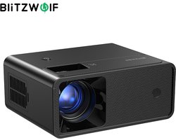 BlitzWolf BW-V1 Mini Beamer 180 ANSI Lumen – 1080P HD Ondersteuning – Projectie tot 180 Inch – Compacte Draagbare Beamer voor Binnen en Buiten – EU Plug