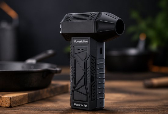 elektrische BBQ Ventilator - Vuurgolfbuis -Kamperen - Picknicken - BBQ - Zomer - Vakantie — afbeelding 4