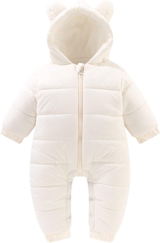 Baby Winterpak - Overslagpakje - Warm Blijven - Met Berenoortjes - Newborn - Bruin — afbeelding 5